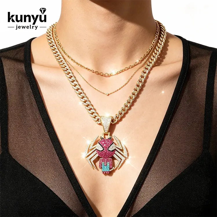 Bling hanger hiphop ketting