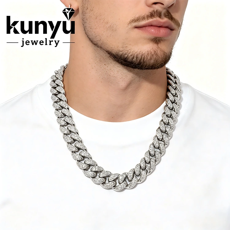 Diamanten hiphop ketting Diamanten hiphop ketting