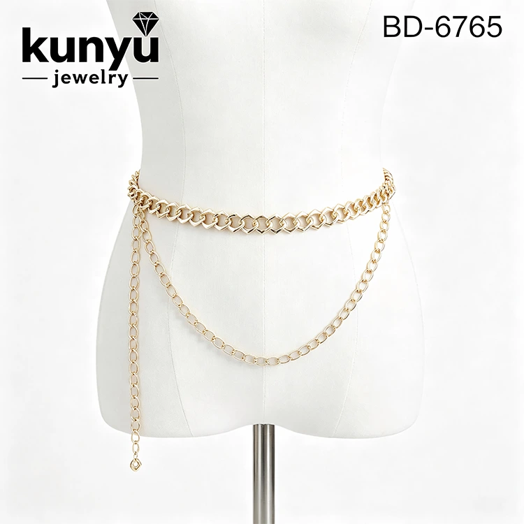 Gouden ketting tailleriem Gouden ketting tailleriem
