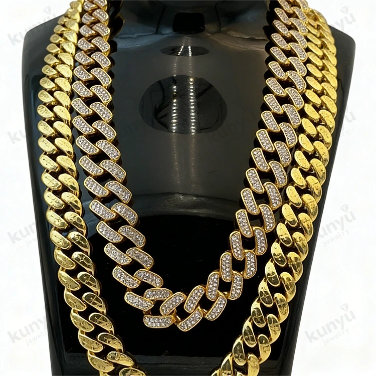 Gouden Cubaanse schakelketting