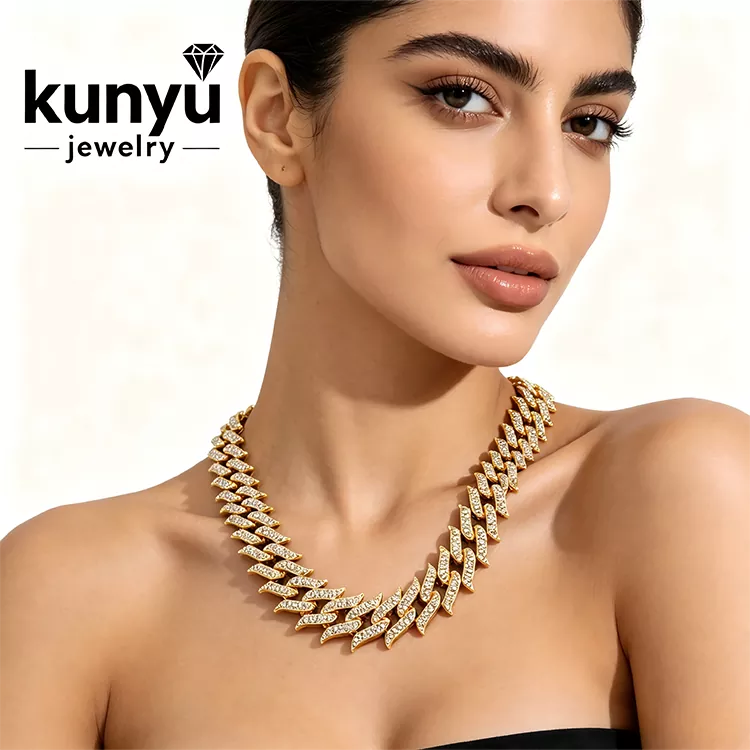 Gouden hiphop ketting