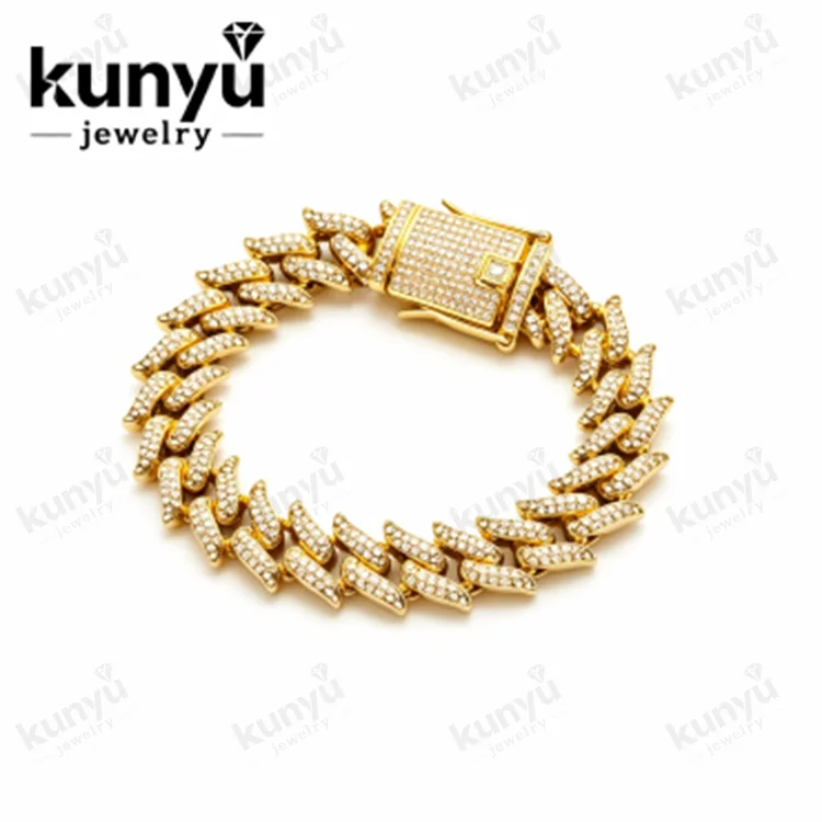 Vergulde Cubaanse armband Vergulde Cubaanse armband