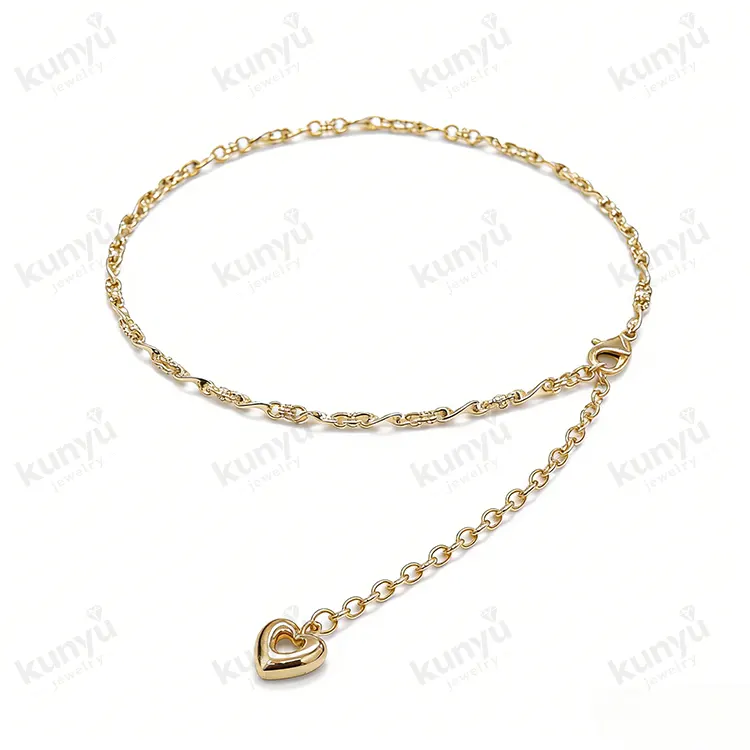 Vergulde handgemaakte ketting Vergulde handgemaakte ketting