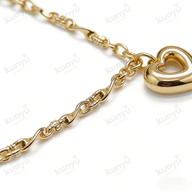 Vergulde handgemaakte ketting