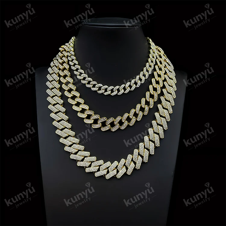 Vergulde hiphop ketting Vergulde hiphop ketting