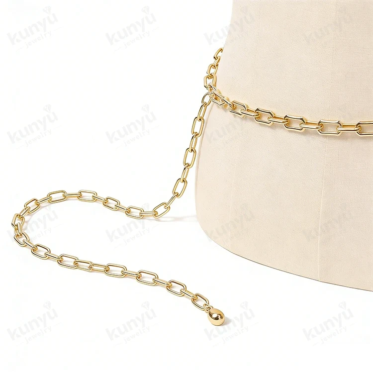 Gouden taille kettingriem
