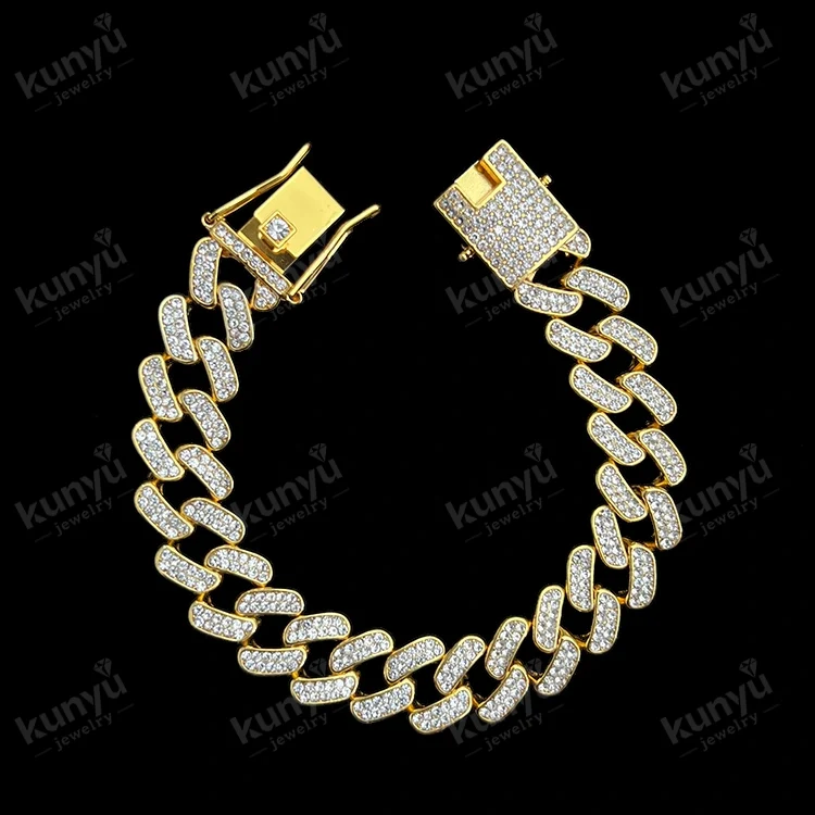 Hiphop ketting schakelarmband