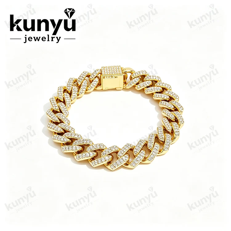 Hiphop ketting schakelarmband