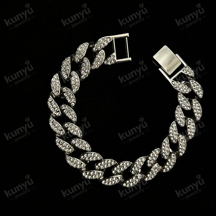 Hiphop ketting schakelarmband