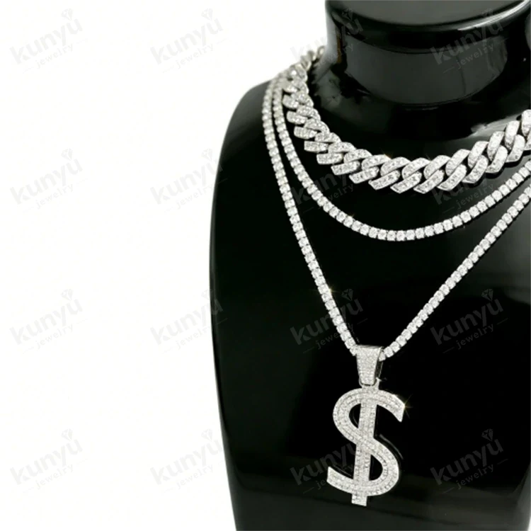 Hiphop dollarteken ketting