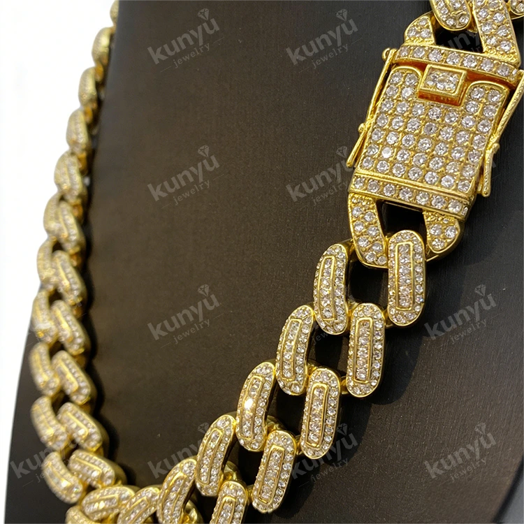 Hiphop imitatie gouden ketting
