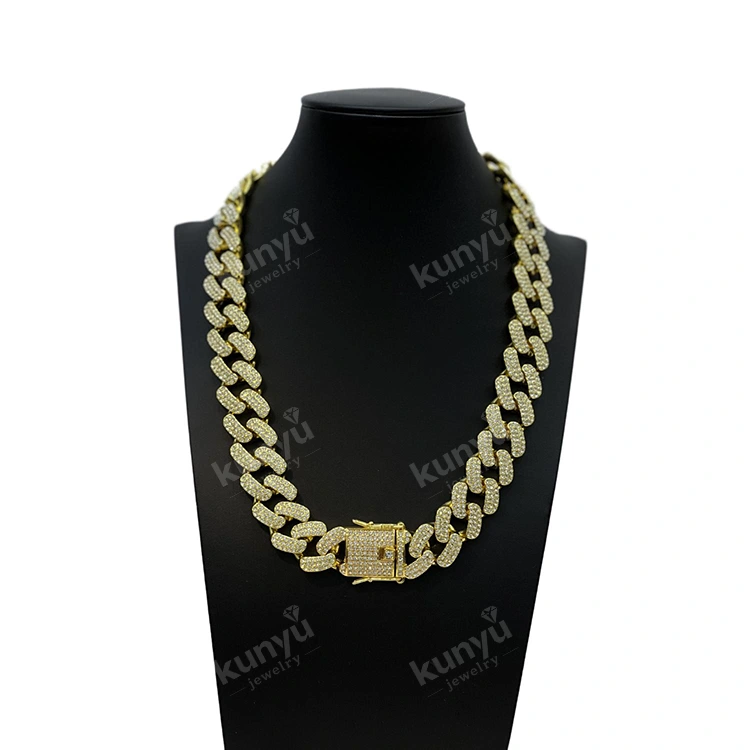 Hiphop imitatie gouden ketting