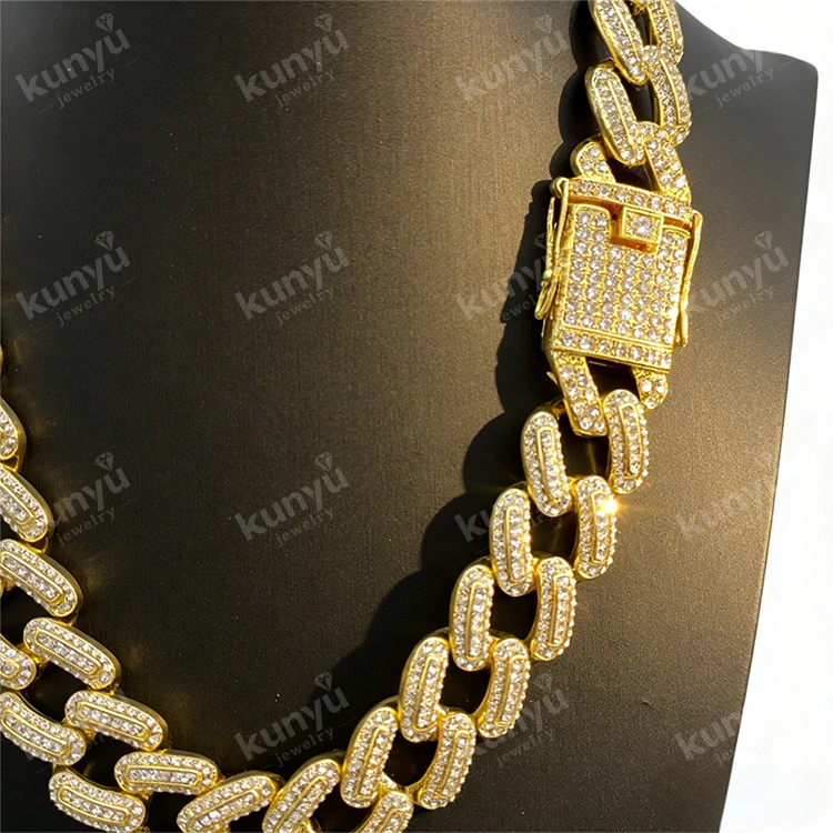 Hiphop imitatie gouden ketting